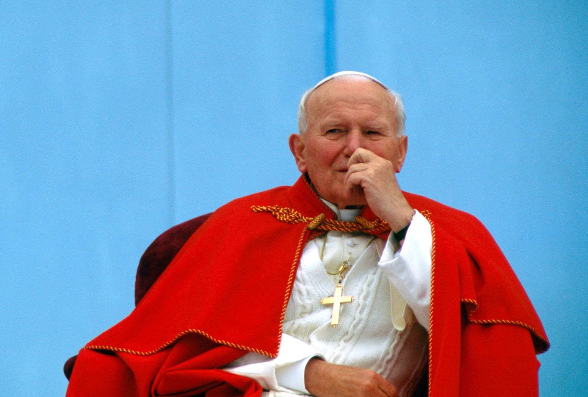 Po piętnastu minutach pojawił się król John Paul II Vatican